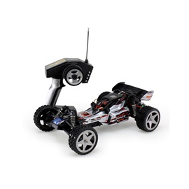 RCTop high speed Buggy 40km/h černo-stříbrná 1:12