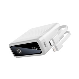 Powerbank 10000 mAh, bílá